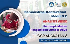 Demonstrasi Kontekstual Modul 3.2 Pemimpin Dalam Pengelolaan Sumber Daya